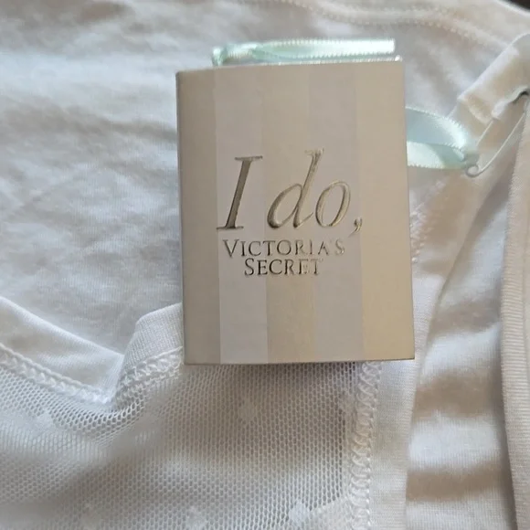 Victoria's Secret I Do Collection White Racerback Tunic NWT L/G - Picture 6 of 8